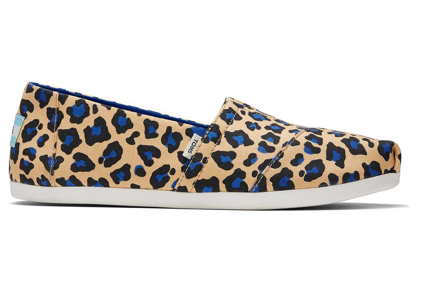 Toms Alpargata Painted Leopard Espadrille Beige - Womens - 83217-GDLU